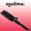 Soulima hajgöndörítő LCD kijelzővel, 80-210 fok, fekete
