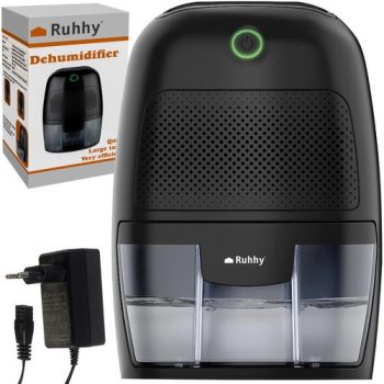   Páramentesítő, nedvességelnyelő, 600ml, 48 órás működés, fekete színben 