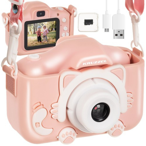 Pink Kruzzel rózsaszín digitális fényképezőgép