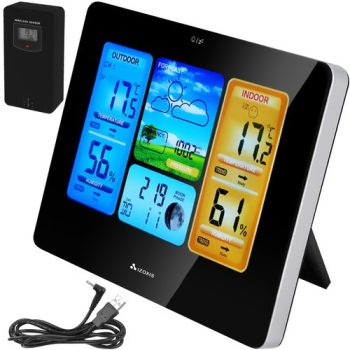   Vezeték nélküli meteorológiai állomás, páratartalom mérővel