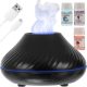 Levegőpárásító aroma diffúzor,  LED fénnyel, 3 féle illóolajjal - 130 ml