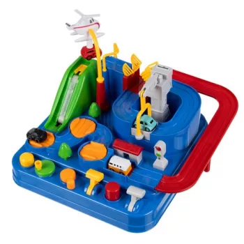 Interaktív autós akadálypálya 4db autóval