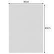 Fehér festővászon, 8 darabos készlet, 30x40 cm