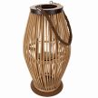 Bambusz lámpa, rattan, bézs, 40 cm