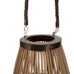 Bambusz lámpa, rattan, bézs, 40 cm