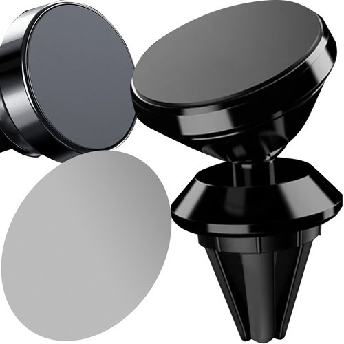 Szellőzőrácsra rögzíthető 360 fokban forgatható mágneses telefon tartó autóba