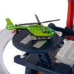 Parkolóház játékkészlet gyerekeknek, 4 emeletes parkoló 2 autóval és helikopterrel