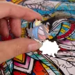 Fából készült puzzle játék, farkas motívum, 170 db-os