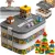 Lego építőkocka tárolódoboz 2 szintes