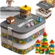 Lego építőkocka tárolódoboz 2 szintes