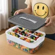 Lego építőkocka tárolódoboz 2 szintes