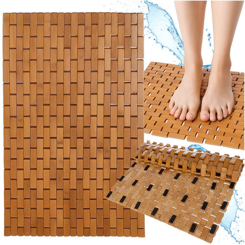 Bambusz csúszásgátló szőnyeg 80*50 cm