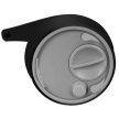 Érintésmentes szappanadagoló, fekete 300ml