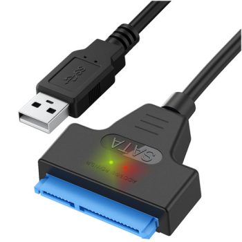   Sata USB SSD 3.0 adapter HDD-hez, lemezhez, adapterkábel, 2,5 lemezhez – Plug & Play, gyors adatátvitel