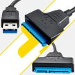 Sata USB SSD 3.0 adapter HDD-hez, lemezhez, adapterkábel, 2,5 lemezhez – Plug & Play, gyors adatátvitel