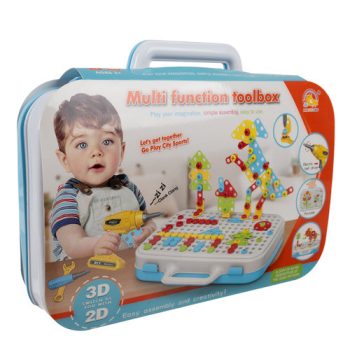   DIY készlet gyerekeknek kreatív mozaik fúróval 3D építőkockák 