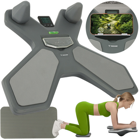 Multifunkcionális egyensúlyozó deszka számlálóval, megfordítható panellel és vízmértékkel