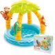 Trópusi sziget felfújható bébimedence 102 x 86 cm, 45 literes kapacitással