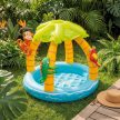 Trópusi sziget felfújható bébimedence 102 x 86 cm, 45 literes kapacitással