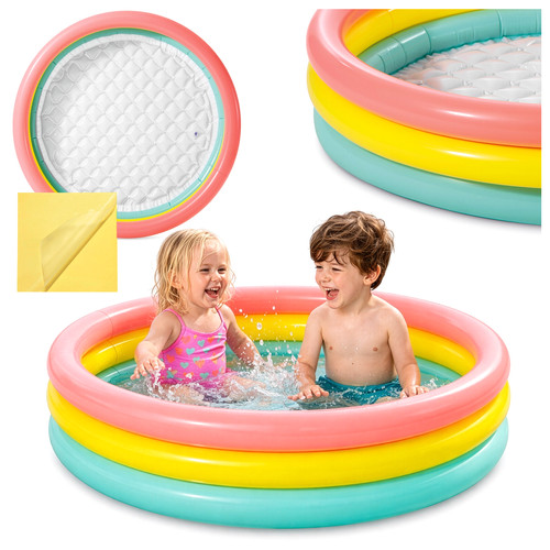 Felfújható gyermekmedence 114 x 25 cm, pancsolómedence 131 l