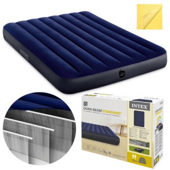   dupla felfújható matrac 137x191x25 cm bársony felület max 272 kg