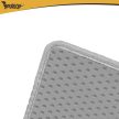 Alomtálca alátét 75x55cm, macskaalom alátét, kétrétegű, EVA méhsejt hab - szürke