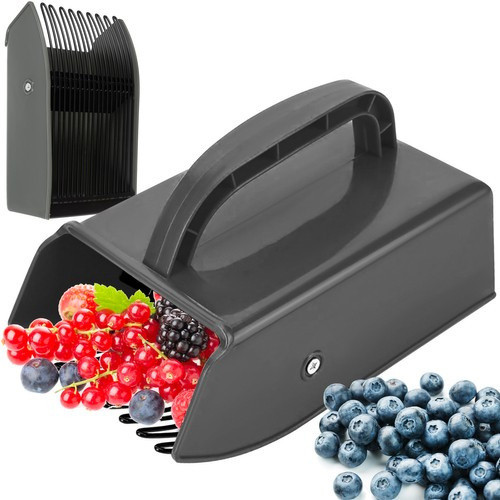 Bogyós gyümölcs szedő, bogyószedő ergonomikus fogantyúval