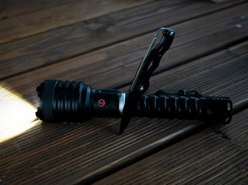 LED vízálló zseblámpa, 5 világítási mód, Zoom funkció
